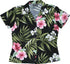RJC Womens Pale Hibiscus Orchid Fitted Blouse